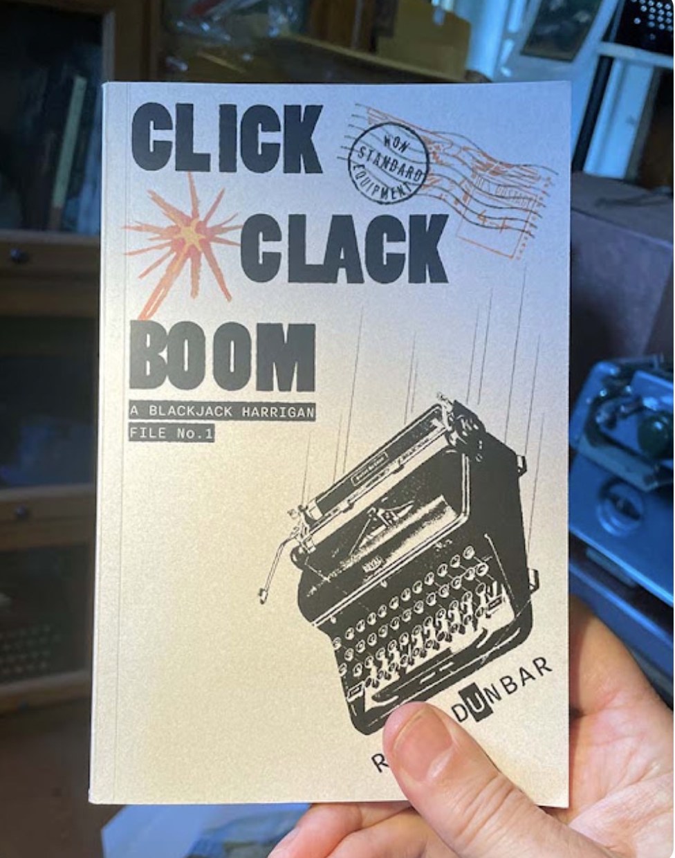 Click Clack Boom paperback, photographed by Richard Polt for his review